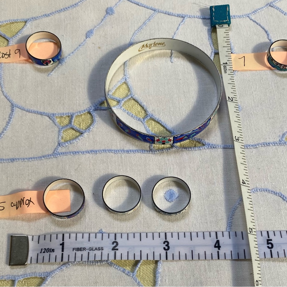 European Fashion Jewelry Collection Bangle and Rings